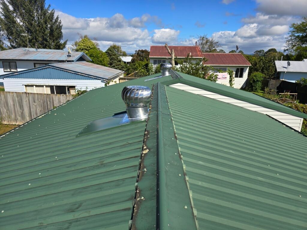 Green Colorsteel Reroof Hamilton green colorsteel reroof hamilton